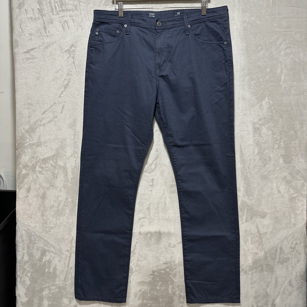 Adriano‎ Goldschmied Everett Slim Straight Chino Pants Men's Size 38 Navy Blue